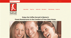 Desktop Screenshot of kahvekoffee.com