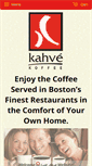 Mobile Screenshot of kahvekoffee.com